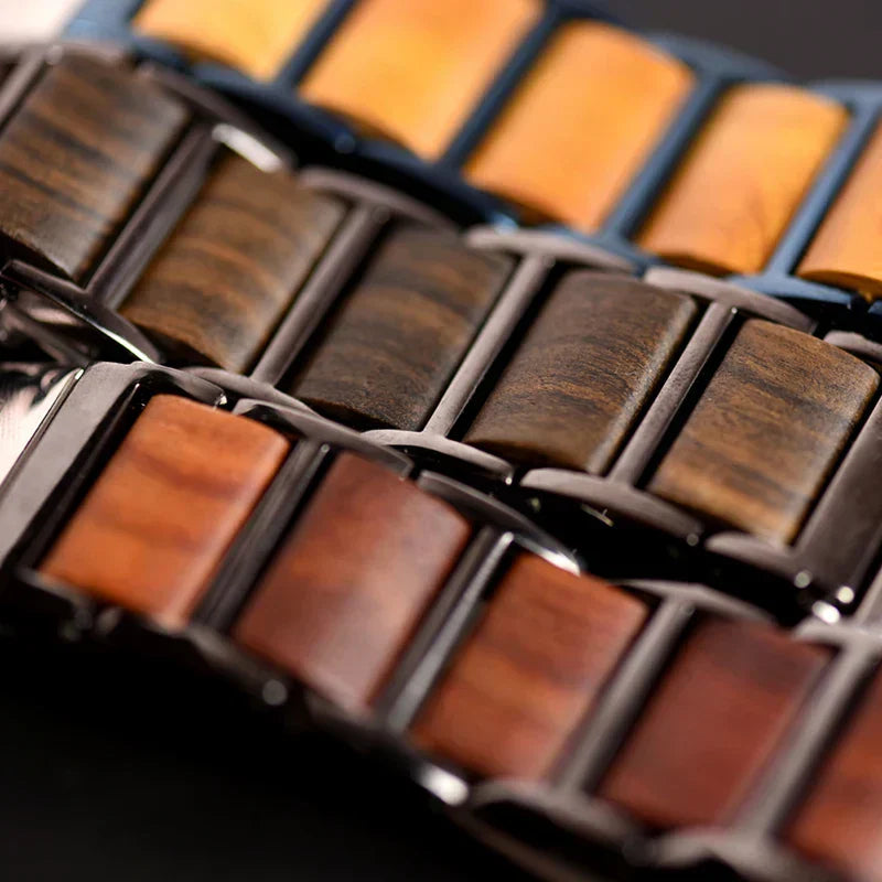 Noah - Luxury Wooden Men's Watch | Waterproof Quartz Timepiece