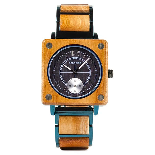 Noah - Luxury Wooden Men's Watch | Waterproof Quartz Timepiece