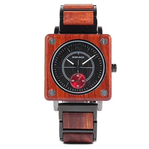 Noah - Luxury Wooden Men's Watch | Waterproof Quartz Timepiece