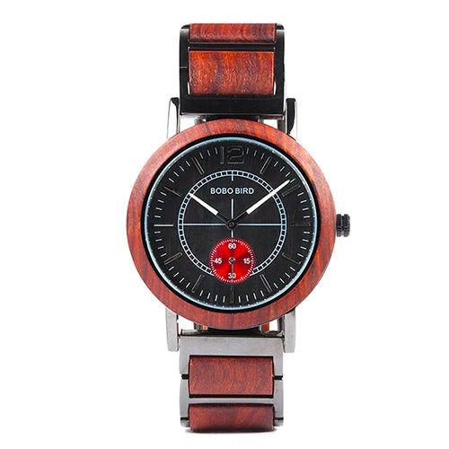 Noah - Luxury Wooden Men's Watch | Waterproof Quartz Timepiece