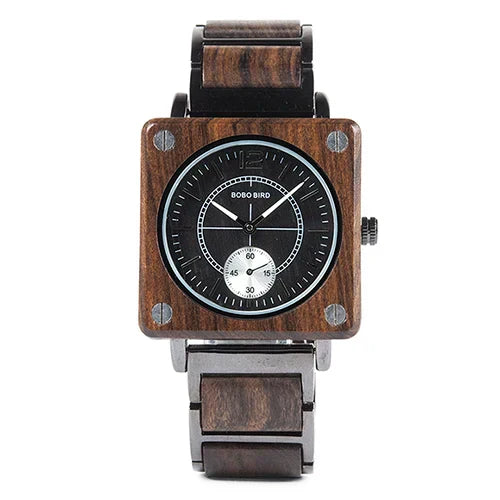 Noah - Luxury Wooden Men's Watch | Waterproof Quartz Timepiece