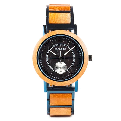 Noah - Luxury Wooden Men's Watch | Waterproof Quartz Timepiece