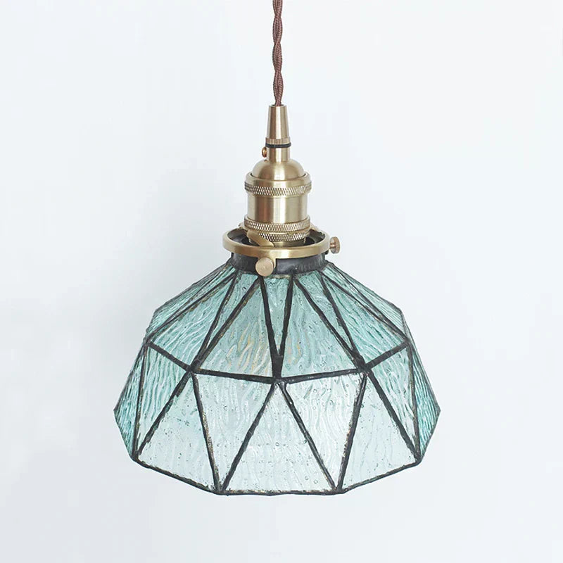 Lyra Vintage Loft Inspired Dome Pendant Lights With Glass And Copper Finish