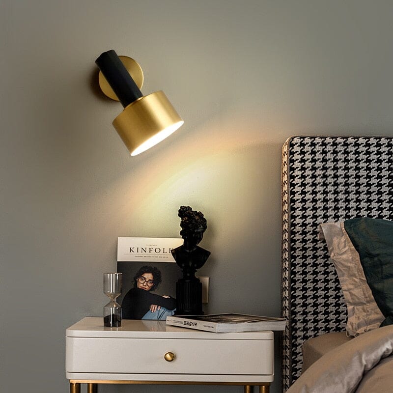 Novae Wall Lamps Modern LED Fixtures In Gold And Black