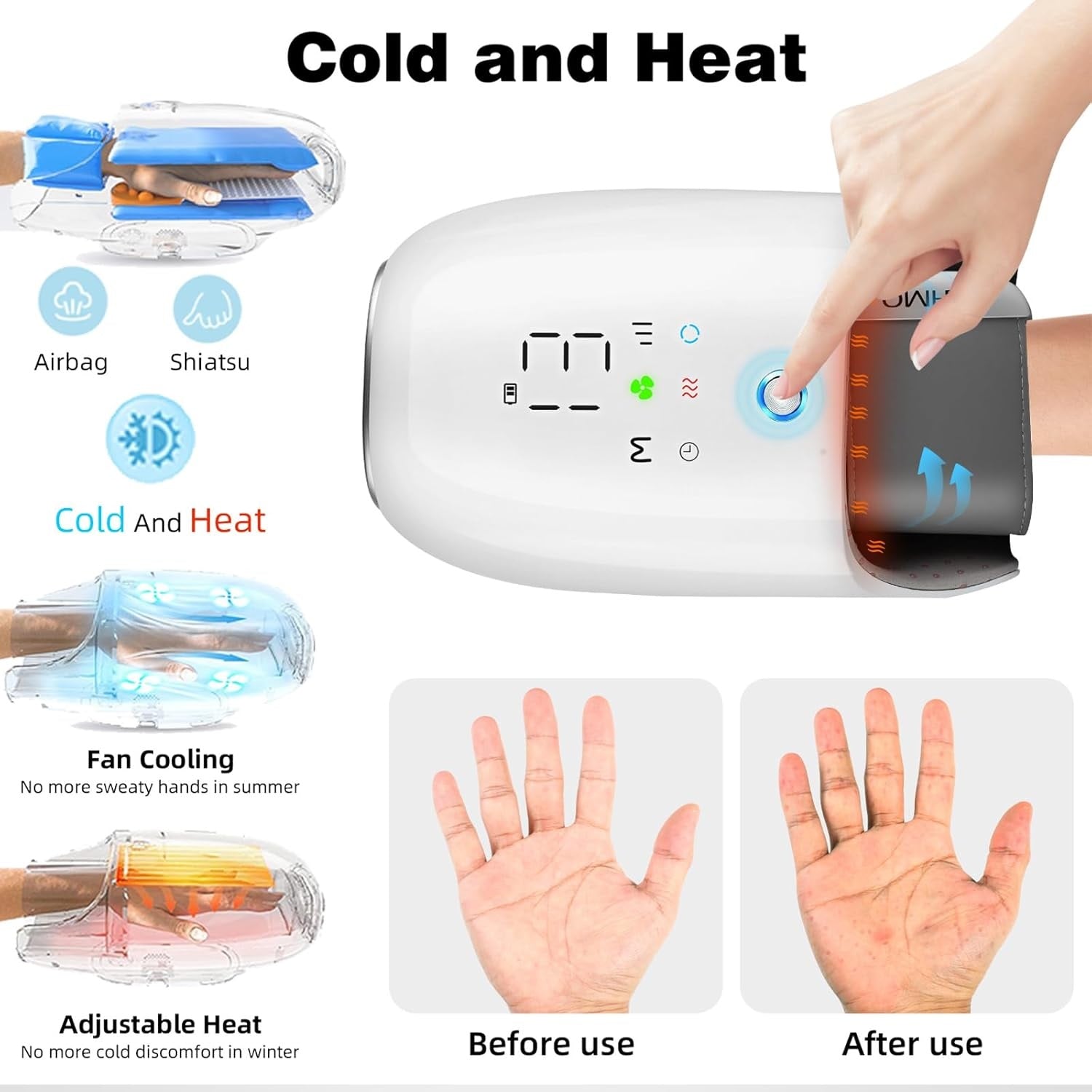 Wireless Hot & Cold Hand Massager