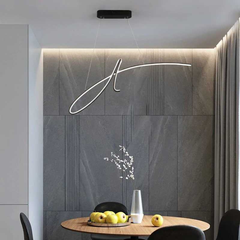 Modern Strip Pendant Light