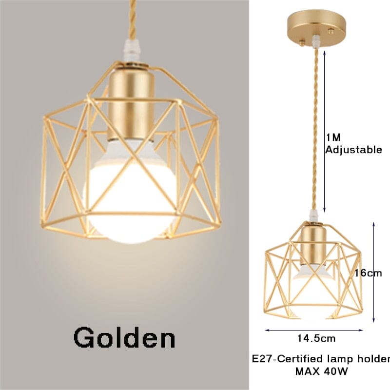 Velori Retro Pendant Light With Iron Finish For Any Room