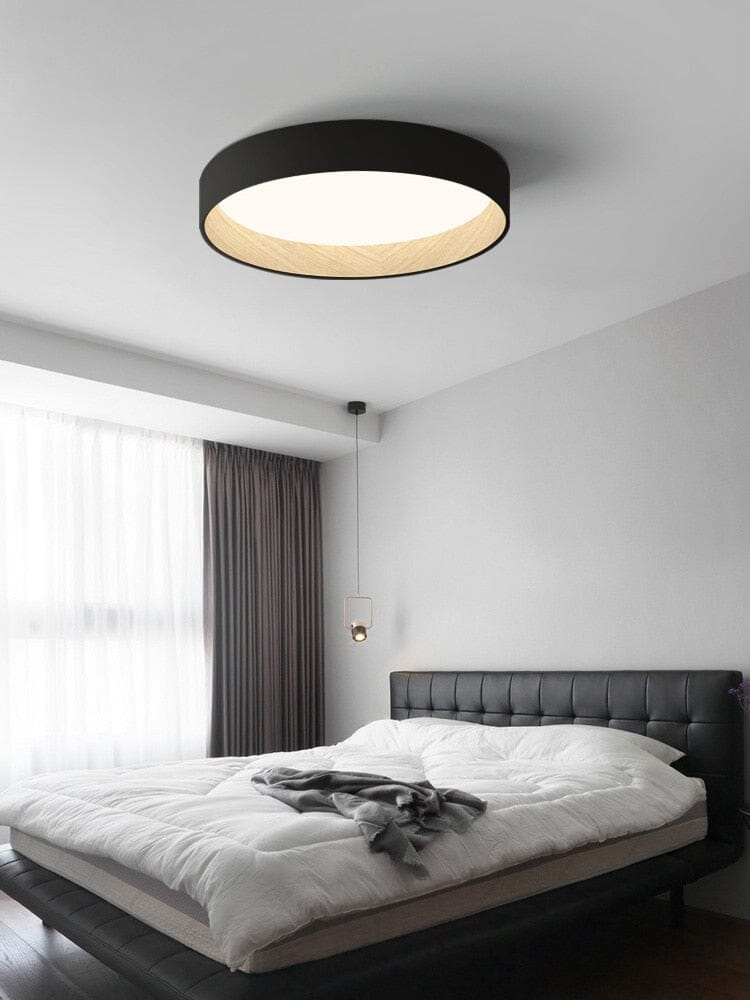 NovaLume Woodgrain Ambient Flush Mount Ceiling Lights