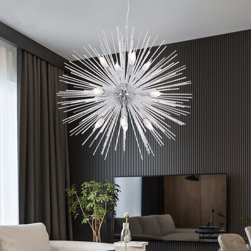 VeroLux Postmodern Firework Chandelier With Dynamic Light Play For Living Rooms