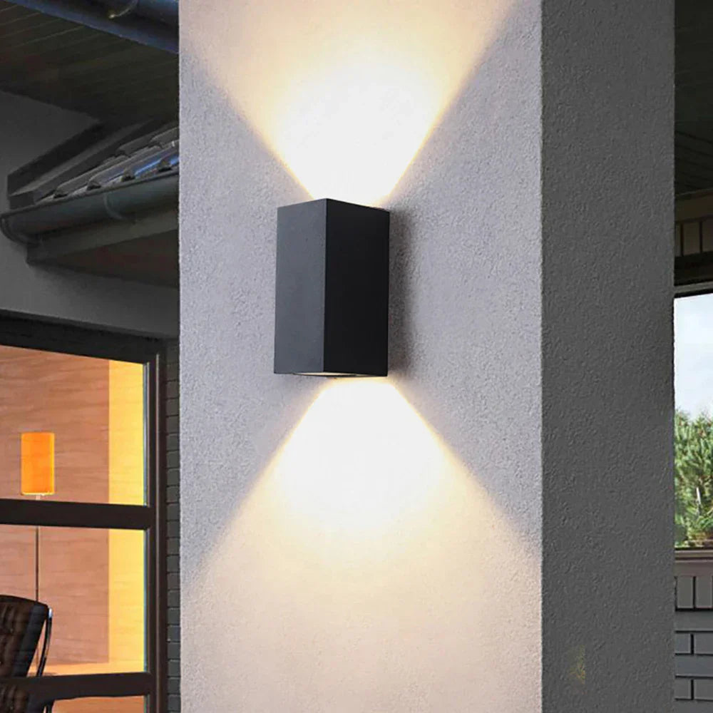 AstraGlow Outdoor LED Wall Light Made From Aluminum Energy Efficient