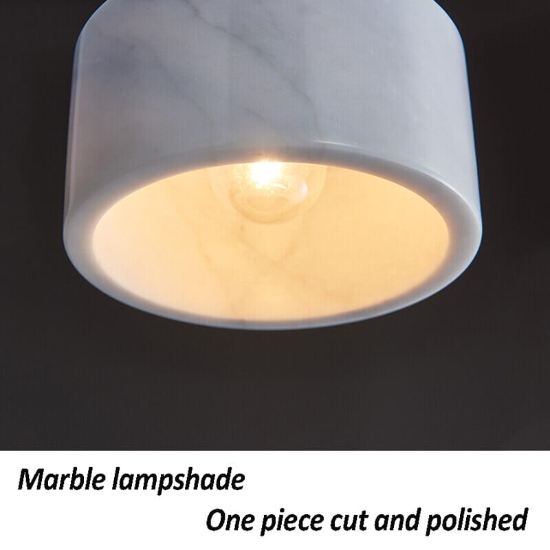 NovaMarble Pendant Light With Copper Body And Veining