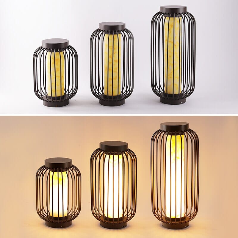 Novae Cage Lanterns Waterproof Outdoor Lighting for Patios