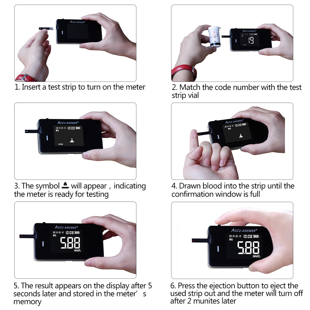 4 In 1 Multifunctional Health Monitor: Cholesterol, Glucose & Uric Acid