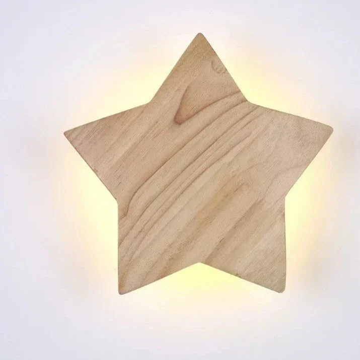 Celestia Star Wall Light With Warm LED Glow For Kids Room
