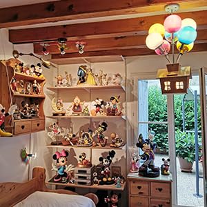 HolzZauber | Children's room LED ceiling light – dimmable with remote control, in balloon design