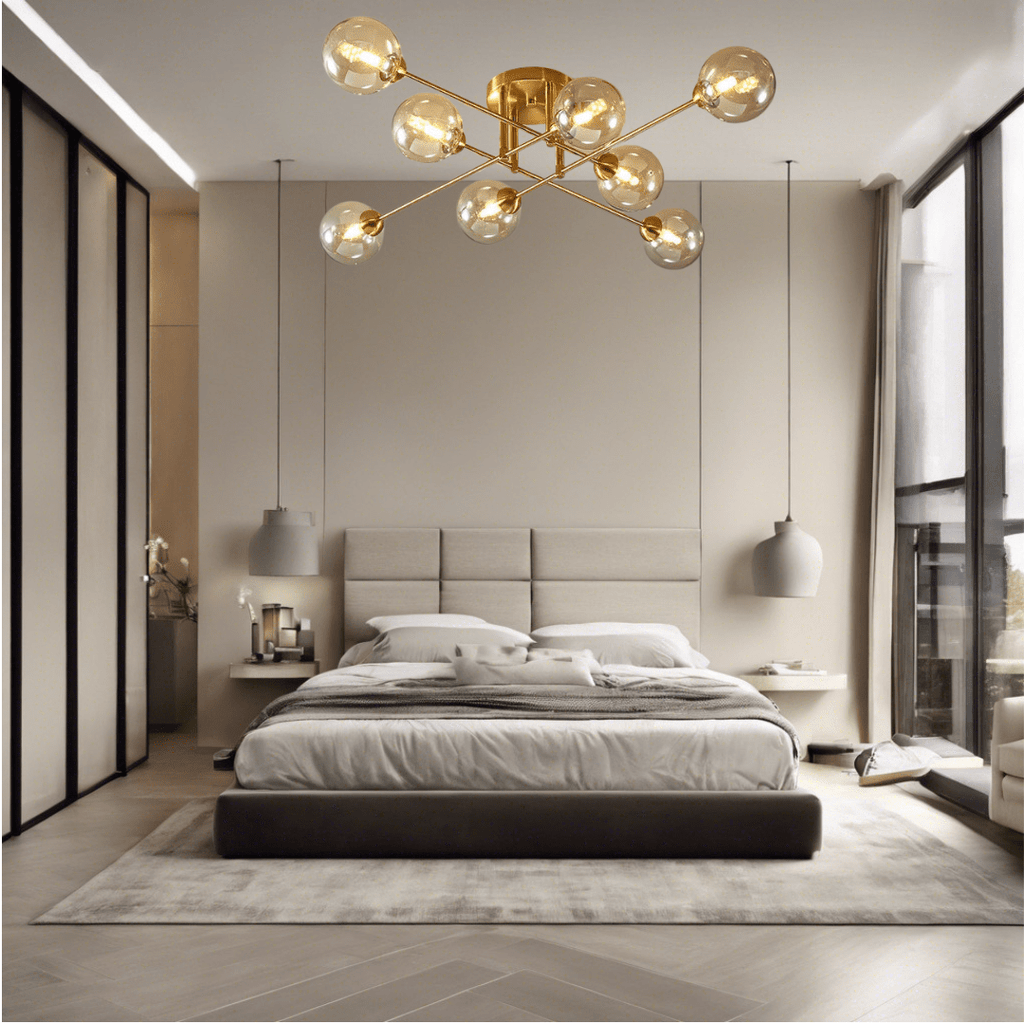 Luminara Glass Globe Chandelier For Modern And Traditional Decor