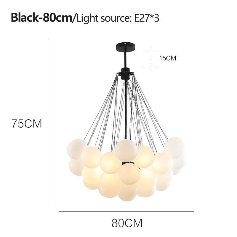 Vrimlo フロストボールシャンデリア