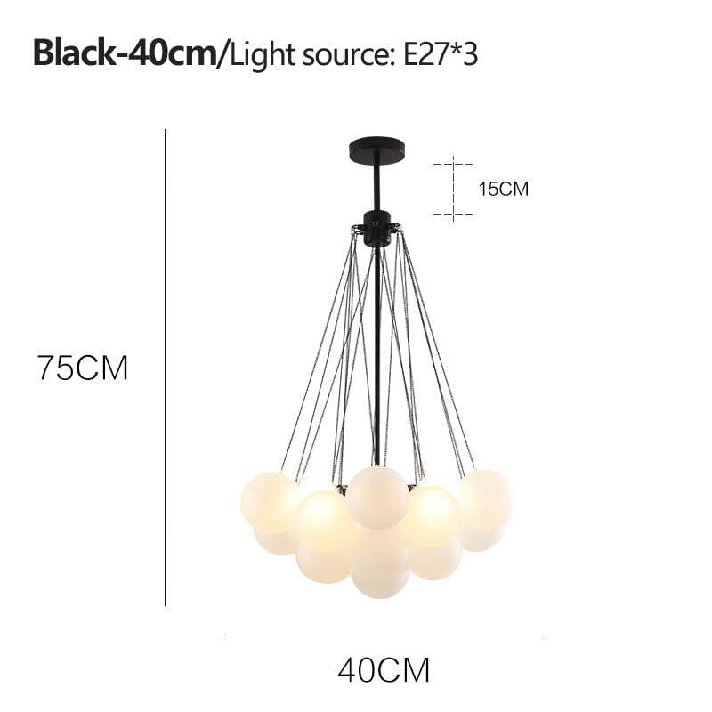 Vrimlo フロストボールシャンデリア