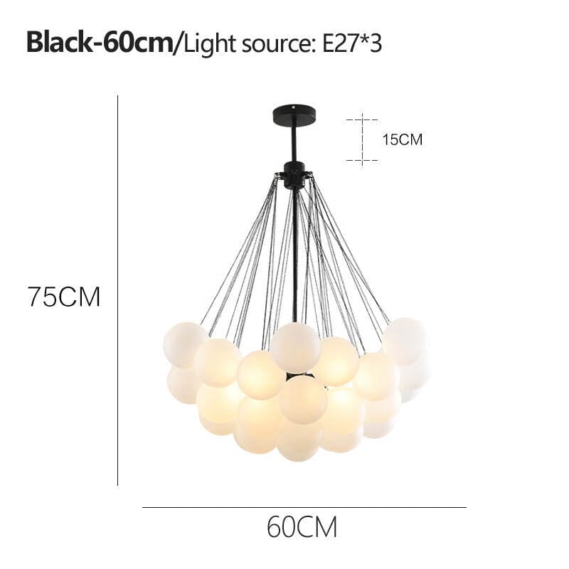 Vrimlo フロストボールシャンデリア