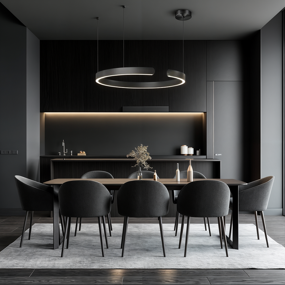 Solara | Elegant Imperial Ring Chandelier for Dining Rooms