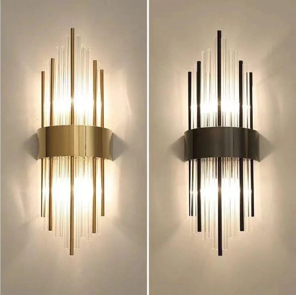 LumaVera Crystal Wall Lamp with Soft Ambient Glow for Any Room