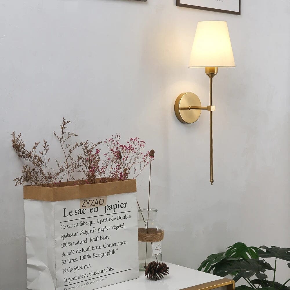 Nexlo Fabric Lampshade By Elorra With Copper And Aluminum Construction