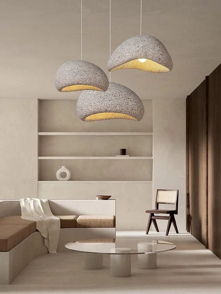 Kairo Speckled Wabi Pendant Light With Soft LED Glow