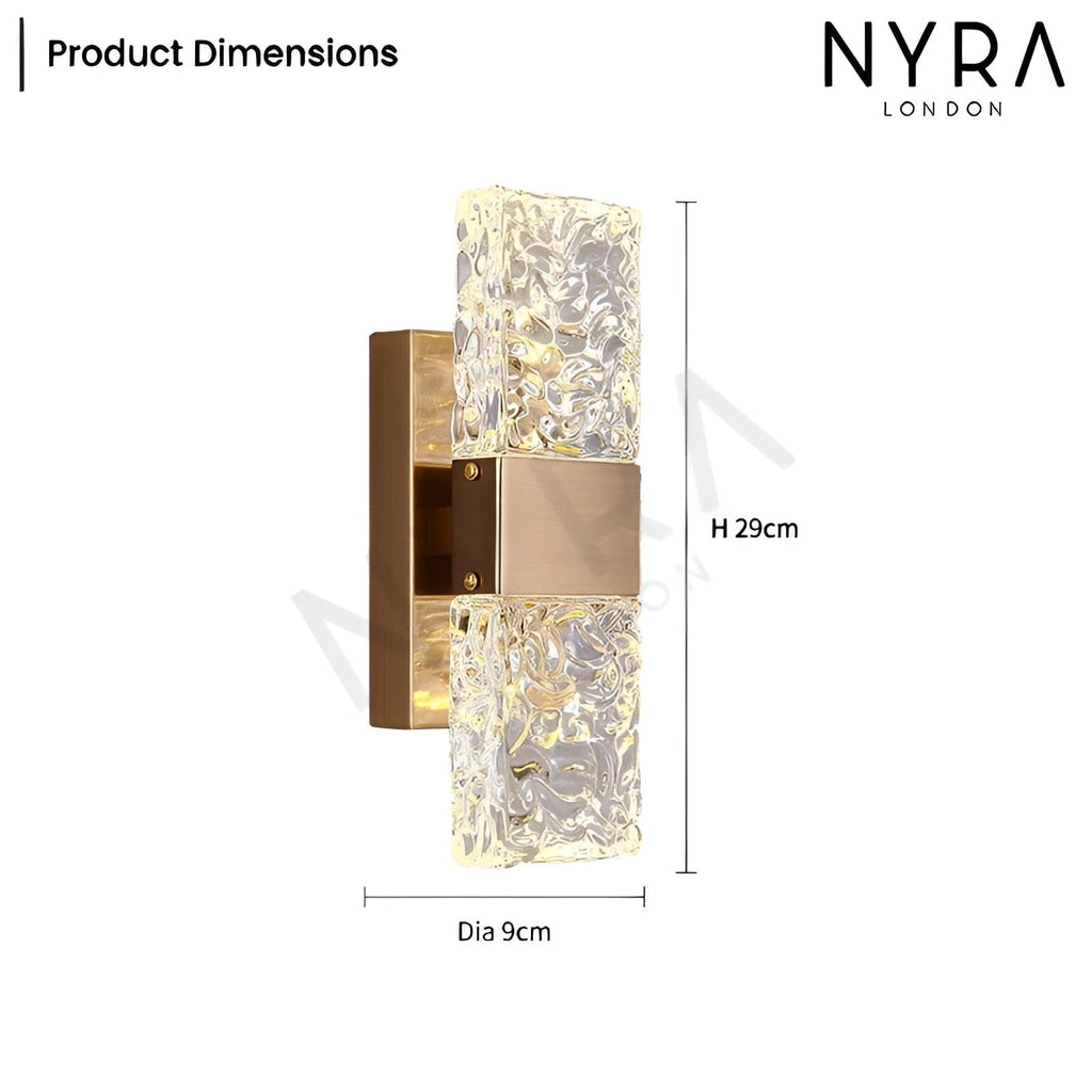 Avelyn Carlton Style Wall Light Handcrafted Ambient Illumination