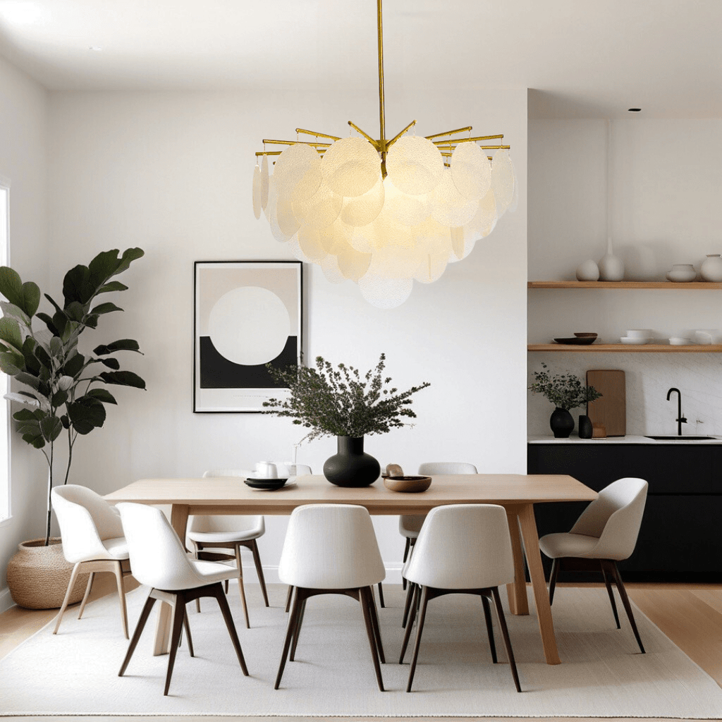 Sylvara Frosted Glass Lamp With Soft Ambient Glow for Living Room