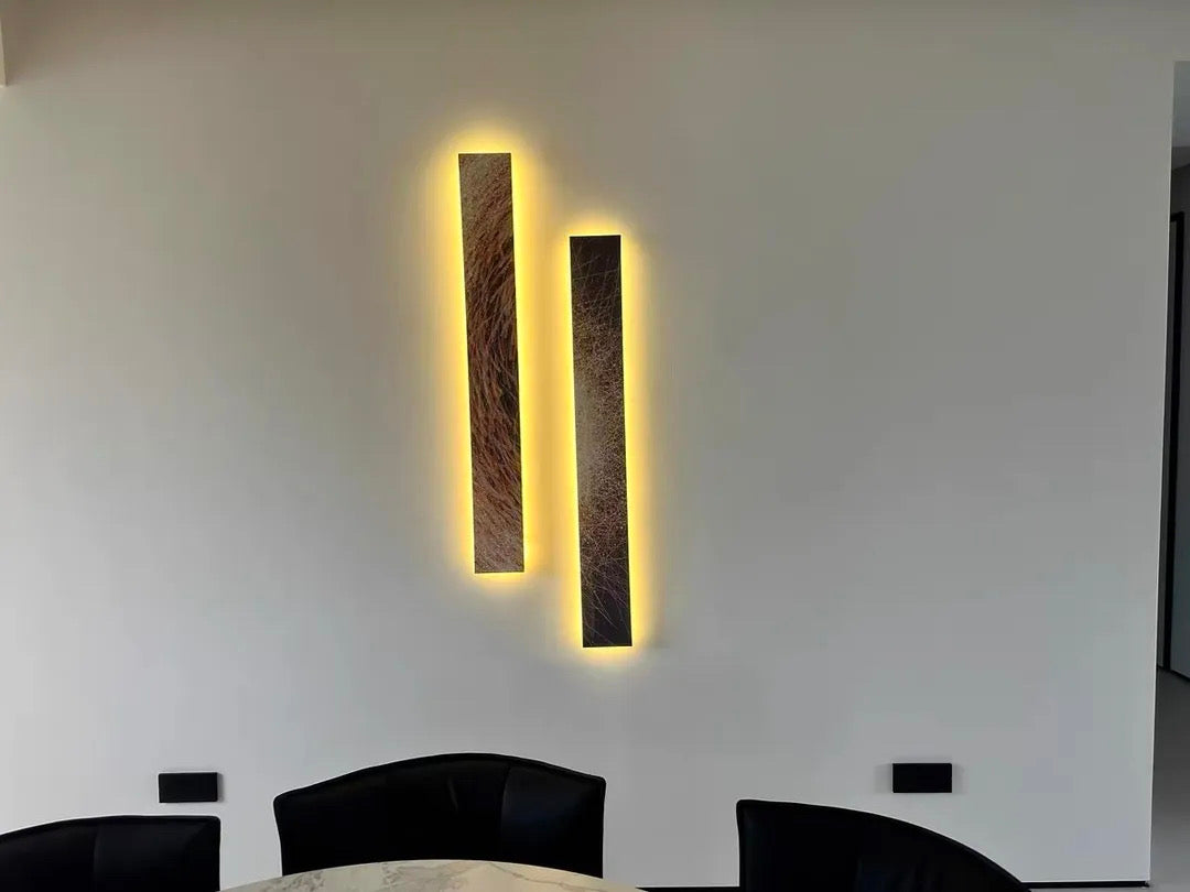 NovaLume Canvas Strip LED Wall Light With Slim Abstract Design