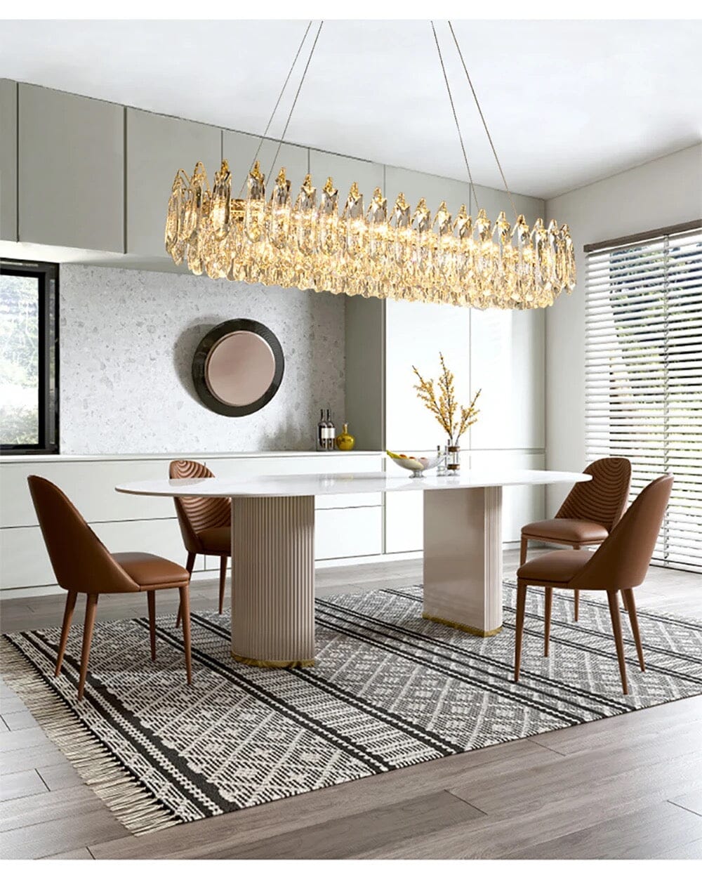 Lumistra Signature Crystal Ceiling Light In Gold Or Chrome With K9 Crystals