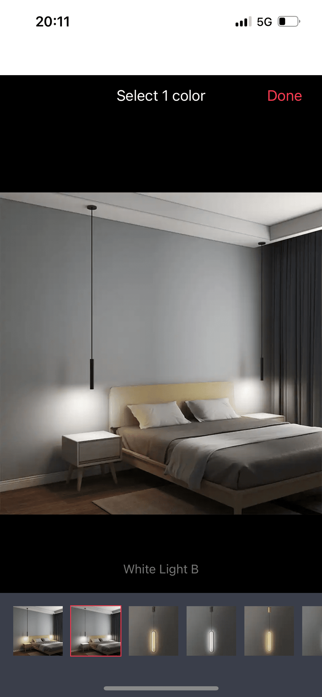 Nordic Minimalist Pole Mounted Pendant Lights For Kitchen And Living Room