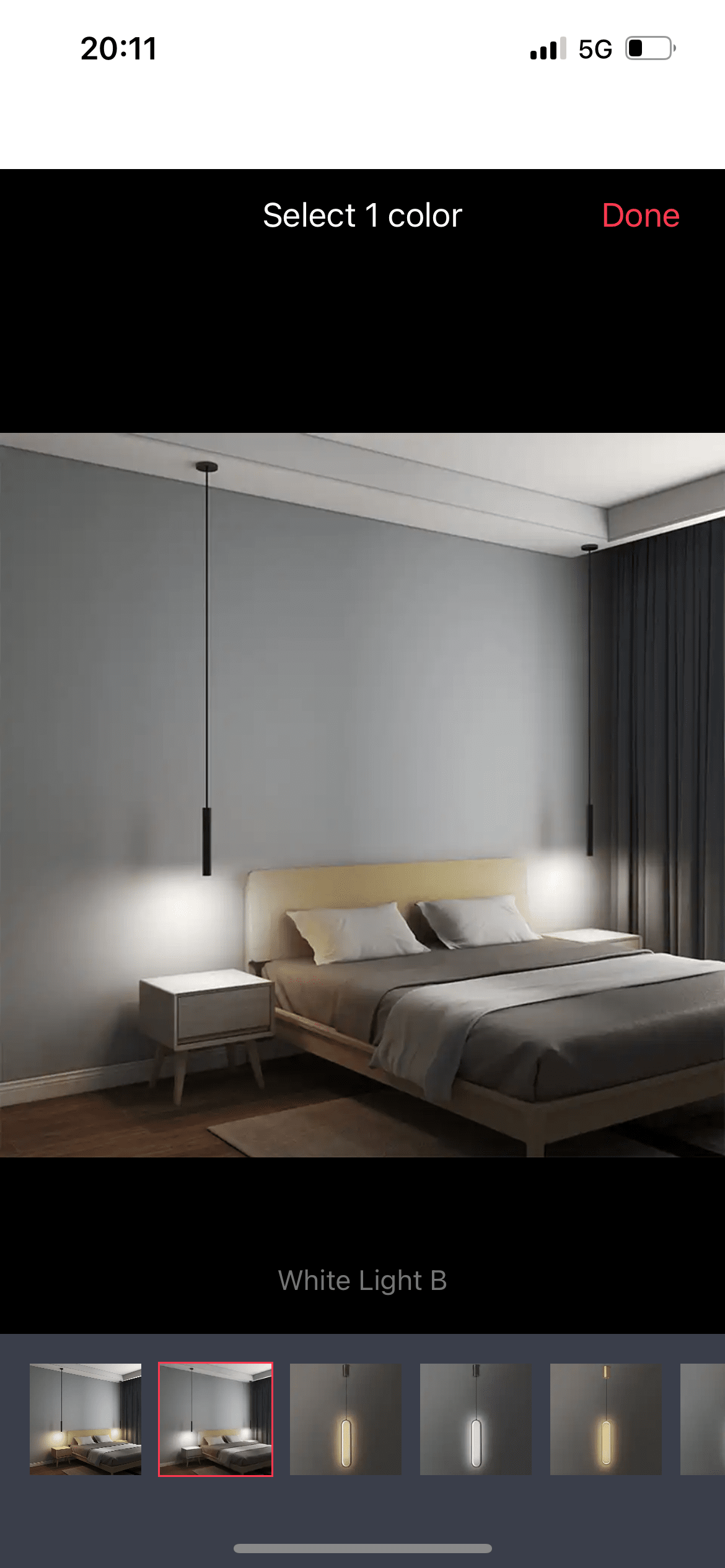 Nordic Minimalist Pole Mounted Pendant Lights For Kitchen And Living Room