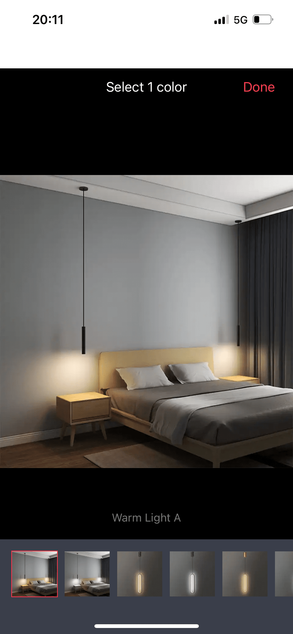 Nordic Minimalist Pole Mounted Pendant Lights For Kitchen And Living Room