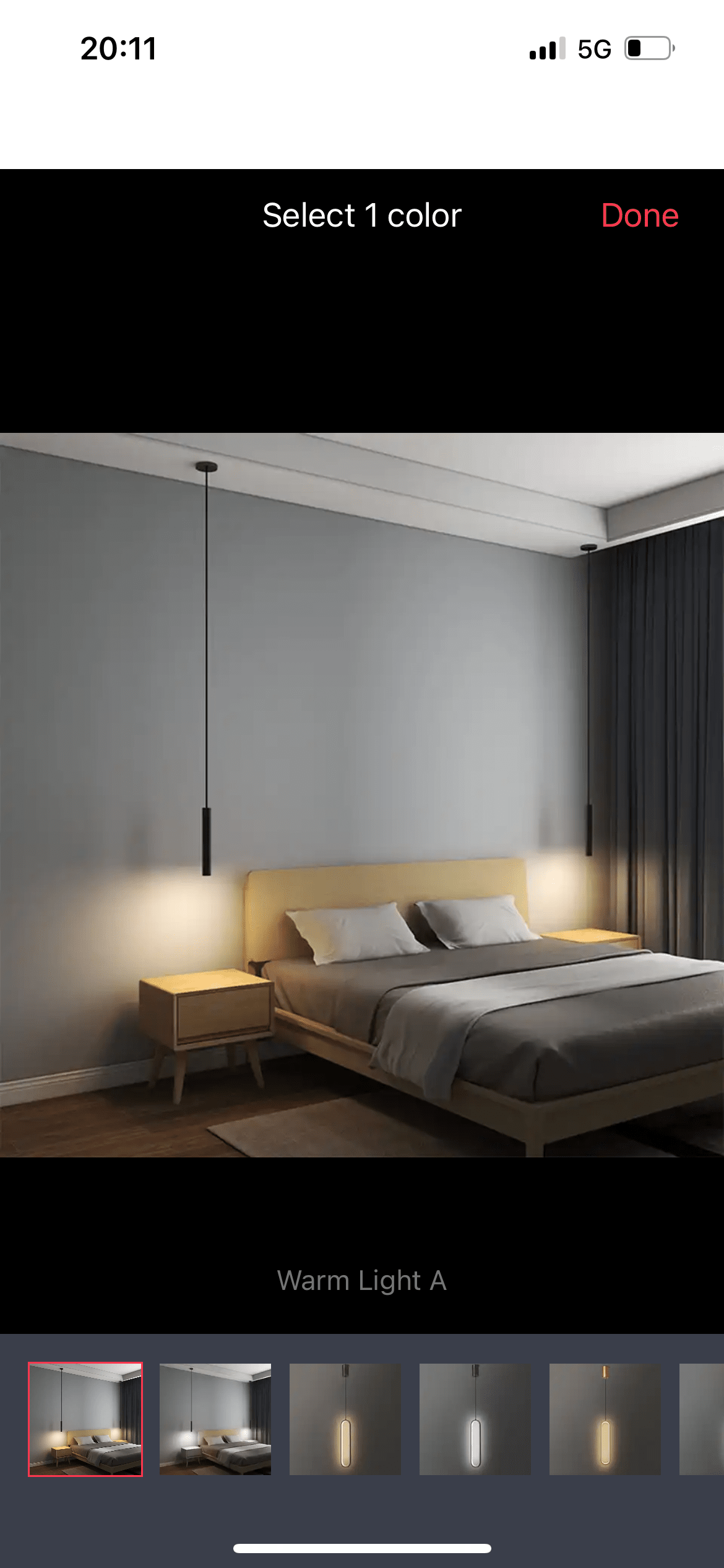 Nordic Minimalist Pole Mounted Pendant Lights For Kitchen And Living Room