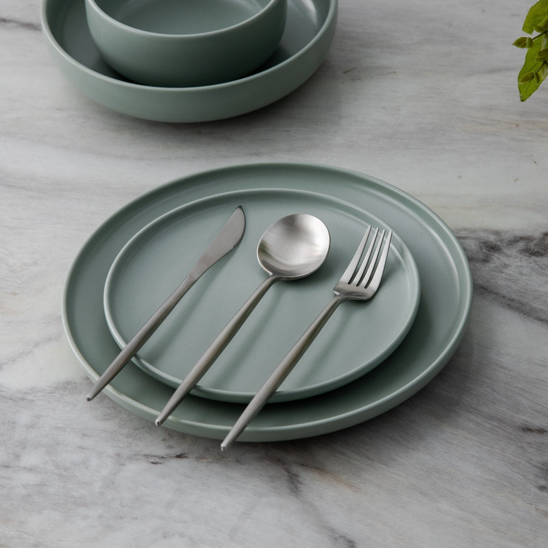 Marento Sleek Bestikksett Moderne Rustfritt Stål Finish