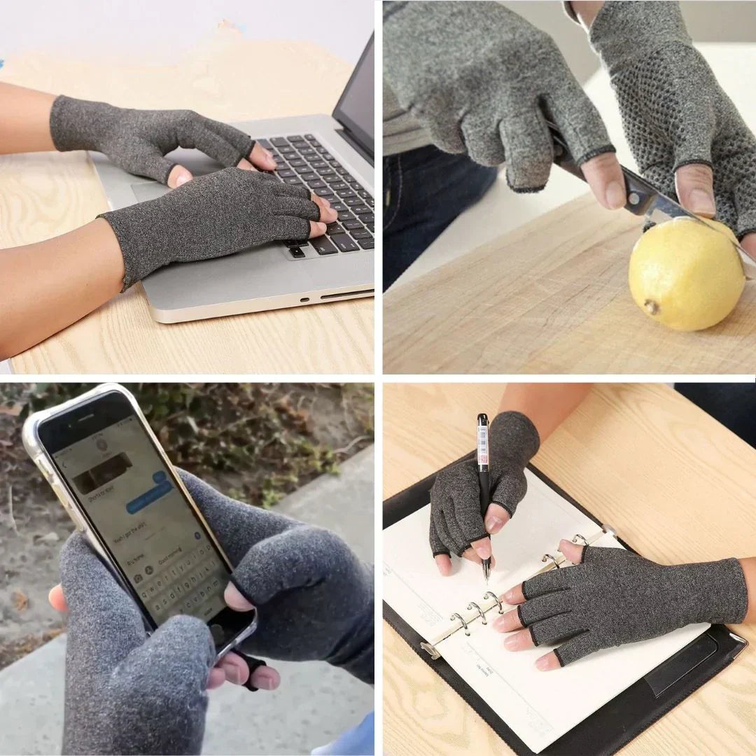 Compression gloves for arthritis and hand pain