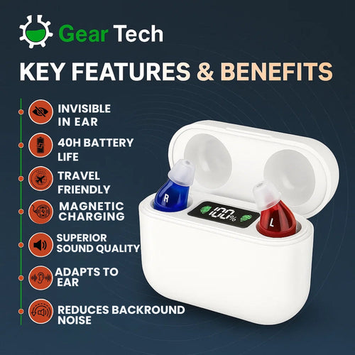 Słuchawki douszne z możliwością ładowania oferujące czysty dźwięk, długotrwałą baterię i wygodne dopasowanie do codziennego użytku