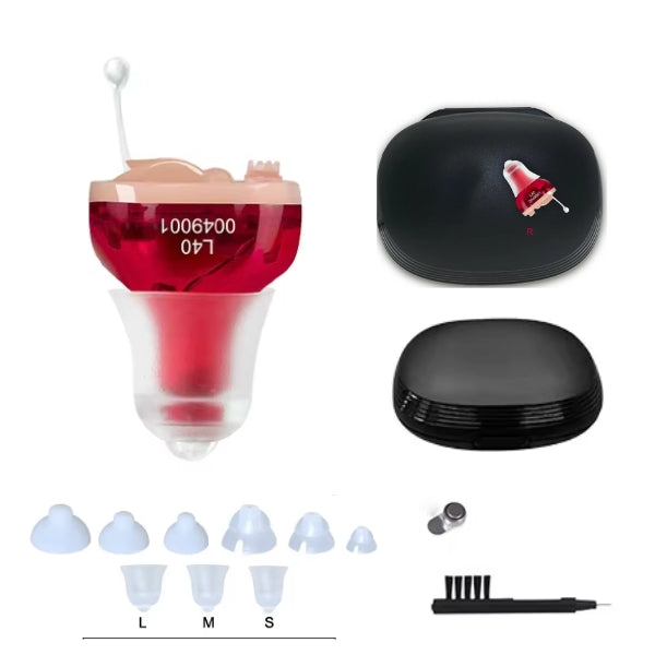 クリアな音質、長持ちバッテリー、快適な装着感を提供する日常使用向けの充電式カナル型補聴器