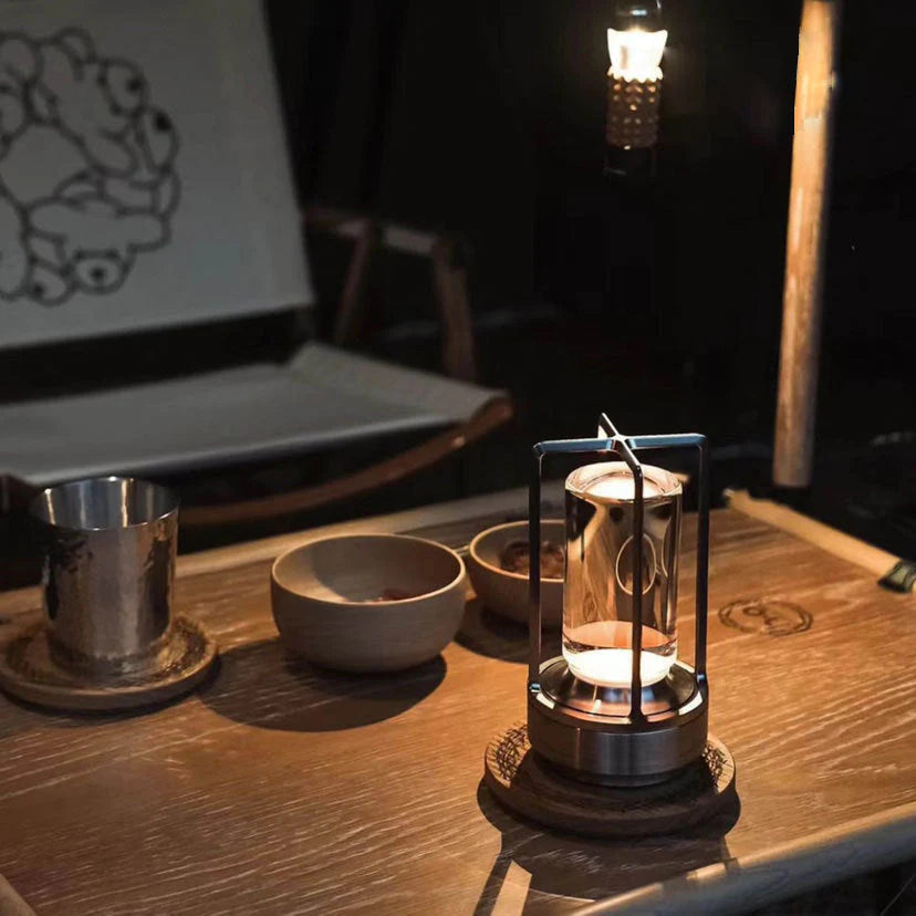 Candeeiro de mesa industrial sem fios