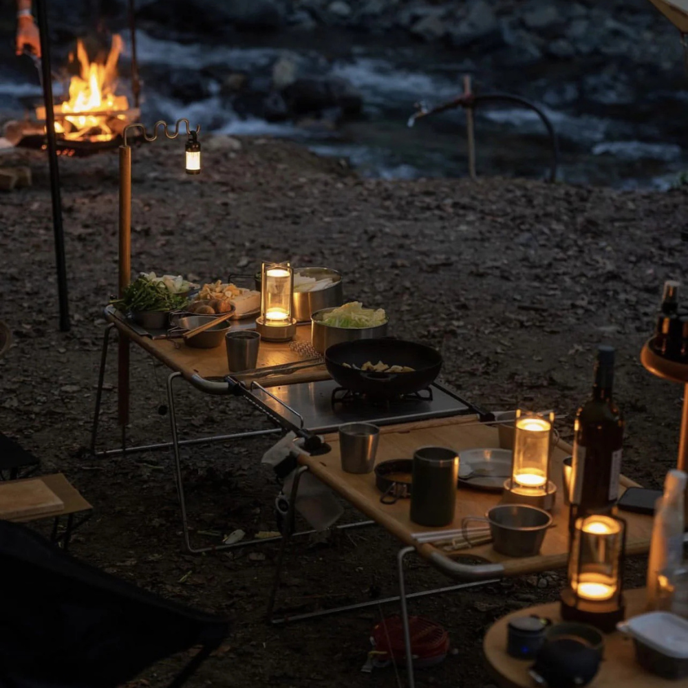 Lámpara de mesa inalámbrica industrial