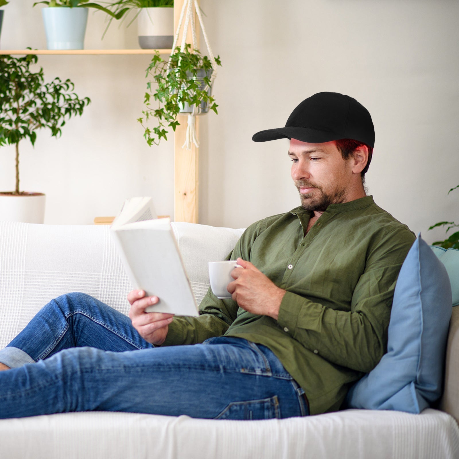 Čepice pro terapii infračerveným červeným světlem - Hairglow Pro