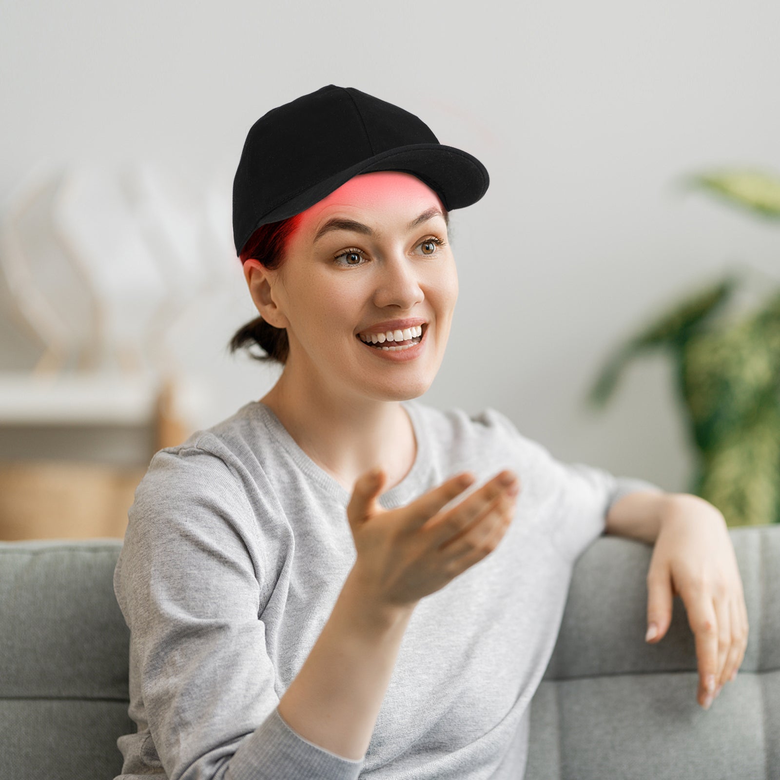 Čepice pro terapii infračerveným červeným světlem - Hairglow Pro