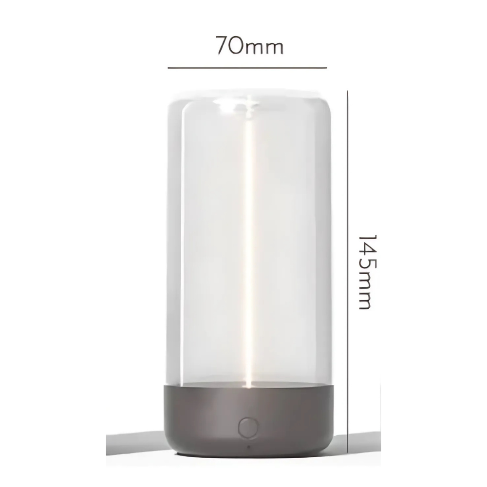 Lámpara de mesa interactiva recargable de filamento