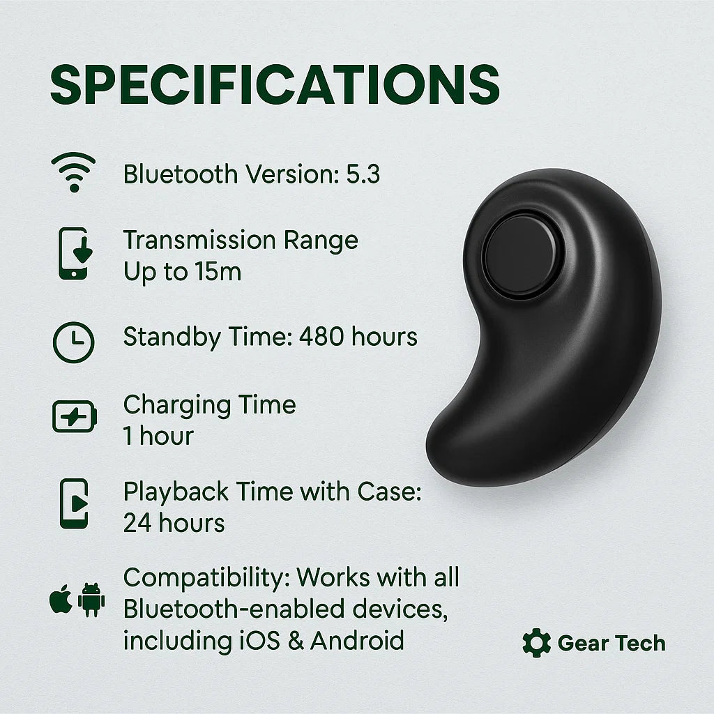 目立たないワイヤレス睡眠用ヘッドホン | IPX5防水、快適な睡眠とリラクゼーションのためのBluetooth 5.3