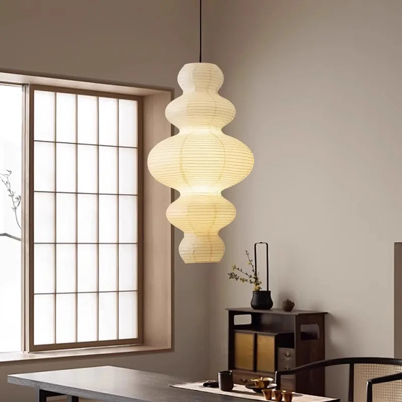 Japanese paper pendant lamp
