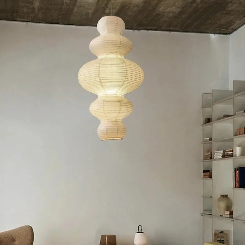 Japanese paper pendant lamp