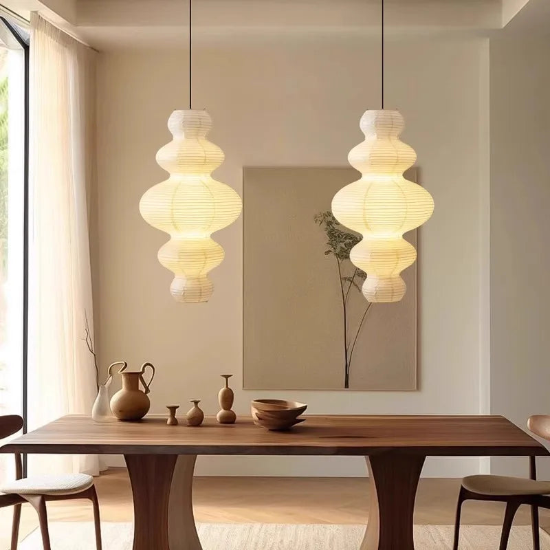 Japanese paper pendant lamp