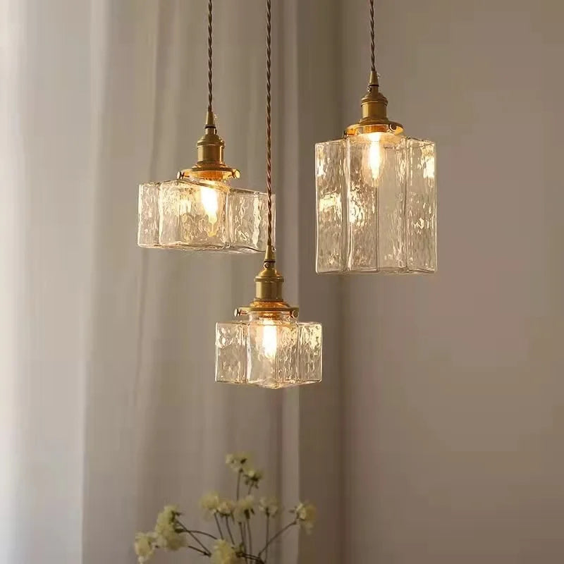HarmonyHue - Vintage glass pendant light