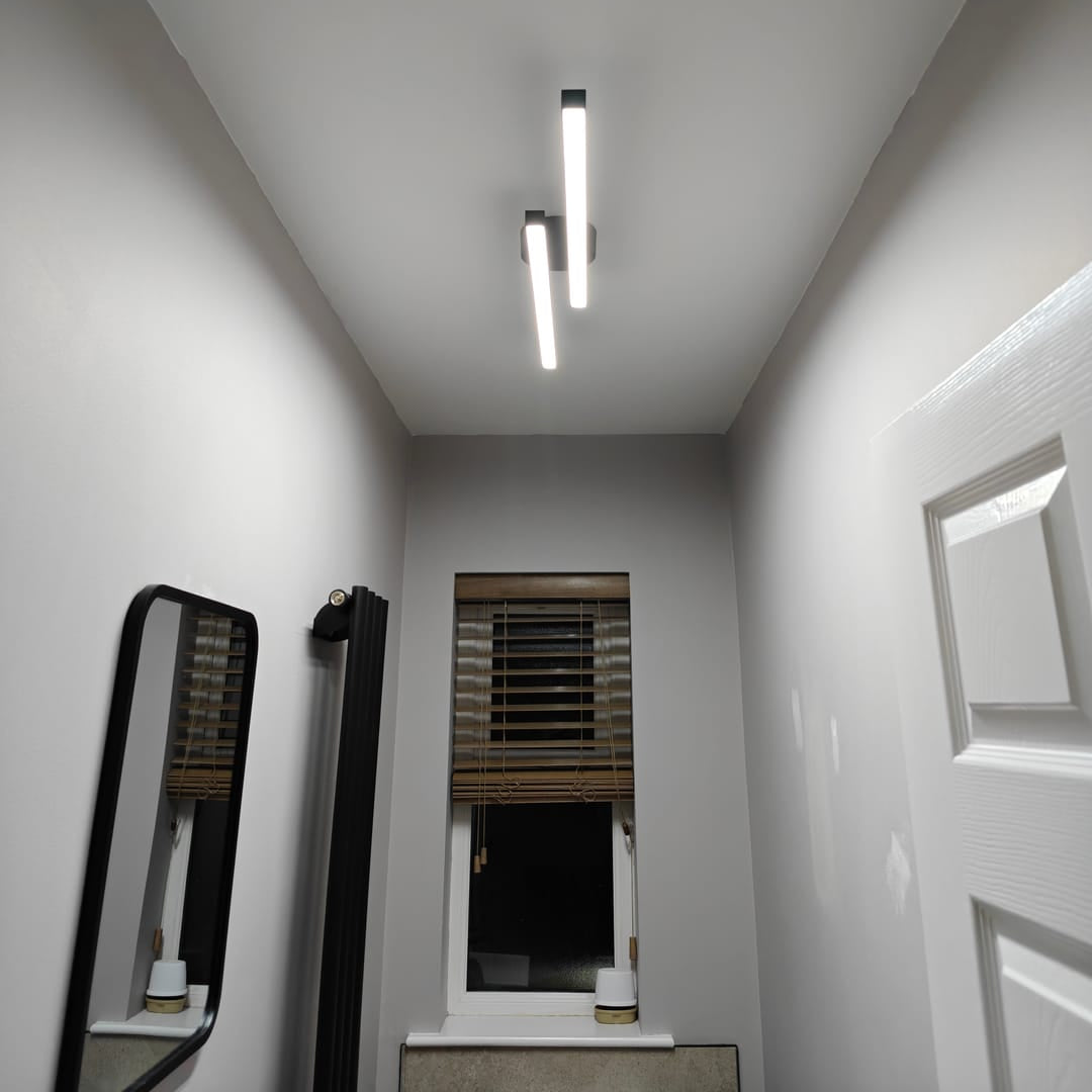 LED Ceiling Light for Living and Hallways | Flush Mount with Adjustable Colour Temperature